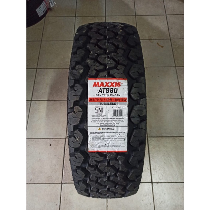 Maxxis Bravo AT-980 Size 265/70 R17 Ban Mobil 4x4 Offroad PAJERO