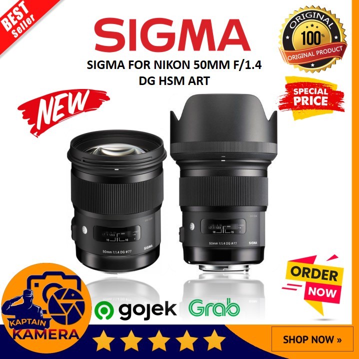 Sigma Lens For Nikon 50mm f/1.4 DG HSM ART