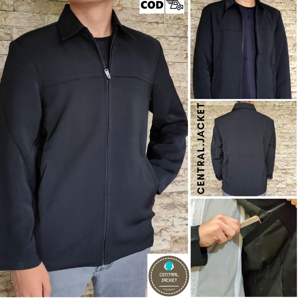 MURAH MERIAH JAKET FORMAL SEMI JAS PRIA - JASKET KANTOR - BLAZER SEMI JAS HITAM BOSS