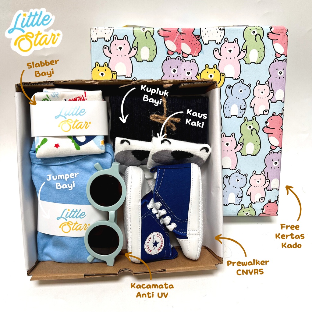 6in1 Gift Set Baby Newborn Hadiah Kado Hampers Bayi Baru Lahir Unisex