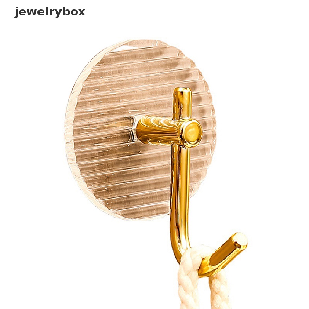 [jewelrybox] Wall Hook Perekat Kuat Handuk Gantung Dinding Gantungan Baju Kunci Tas Holder Butik