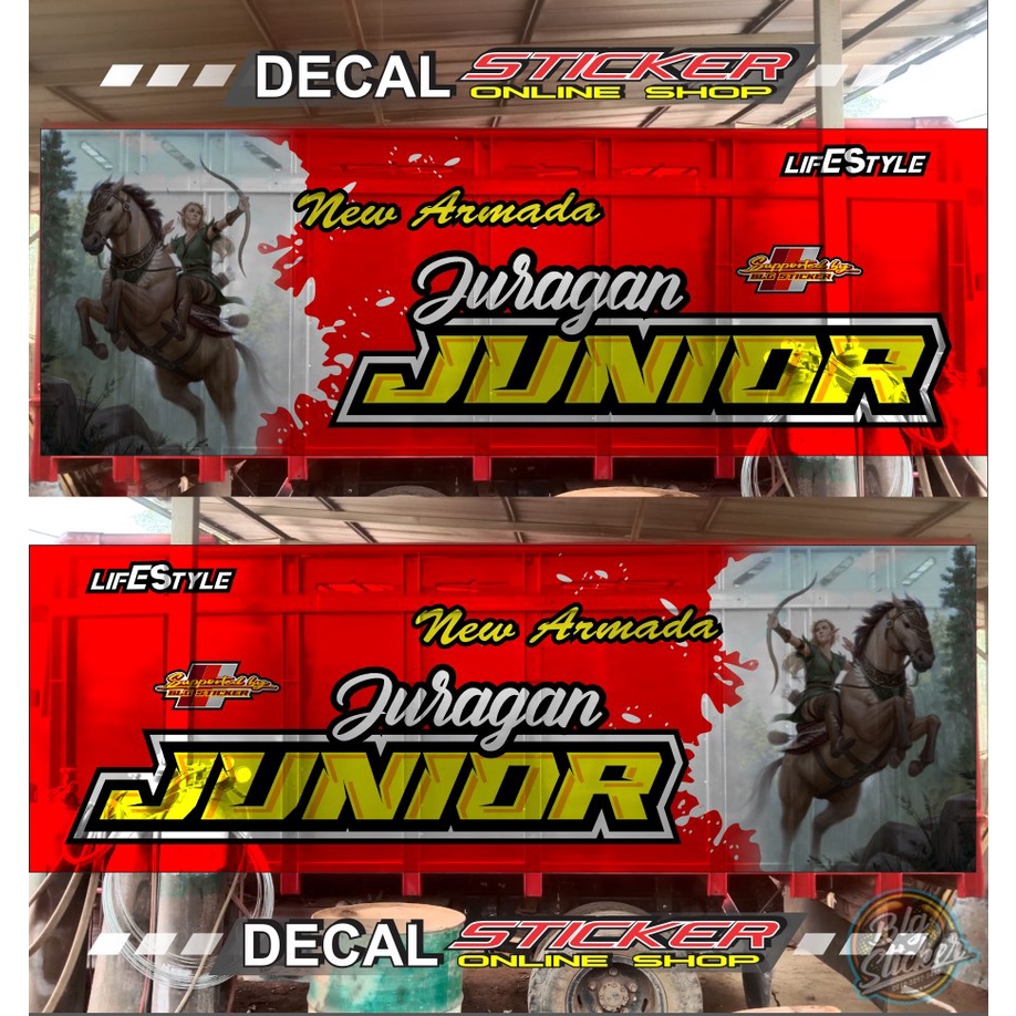 

STIKER BAK TRUCK DECAL PRINT LAMINASI
