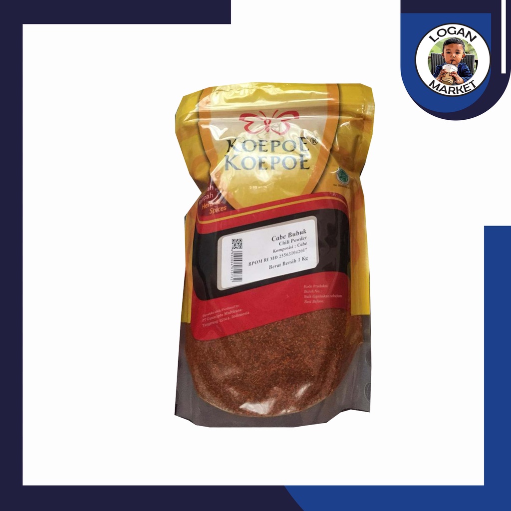 Koepoe Koepoe Cabe Bubuk Chilli Powder 1kg 1 kg