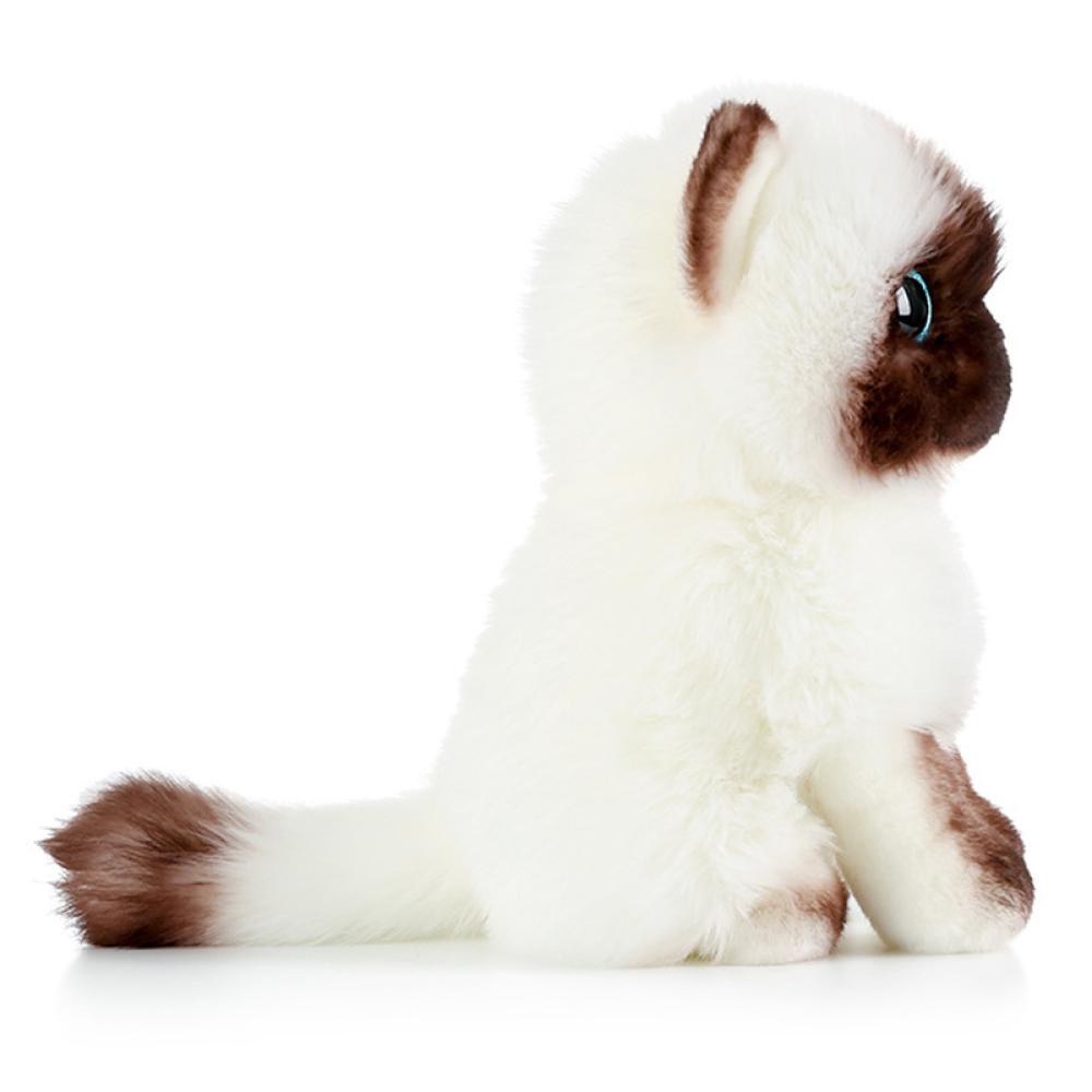 Timekey 20/26CM Simulasi Lucu Ragdoll Kucing Mainan Mewah Mata Biru Kitten Boneka Manusia Hidup Ragdoll Kucing Dekorasi Rumah Untuk Anak Perempuan S8Y3