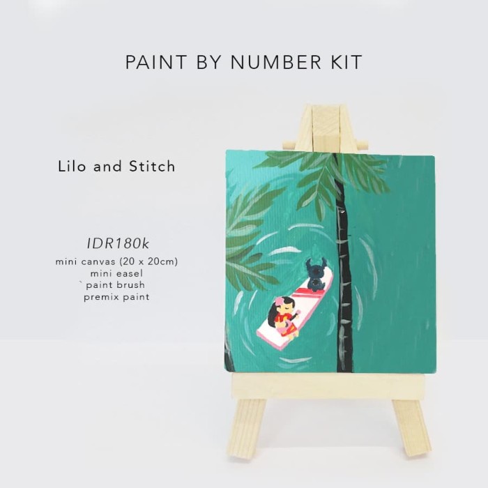 

DISKON SHOPEE/ paint by number / mewarnai / anak / alat lukis / cat warna
