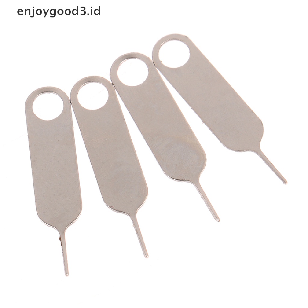 【 Rready Stock 】 10Pcs Sim Card Tray Ejector + 1pc Rubber Storage Bag Set Removal Tool Supplies （ ID ）