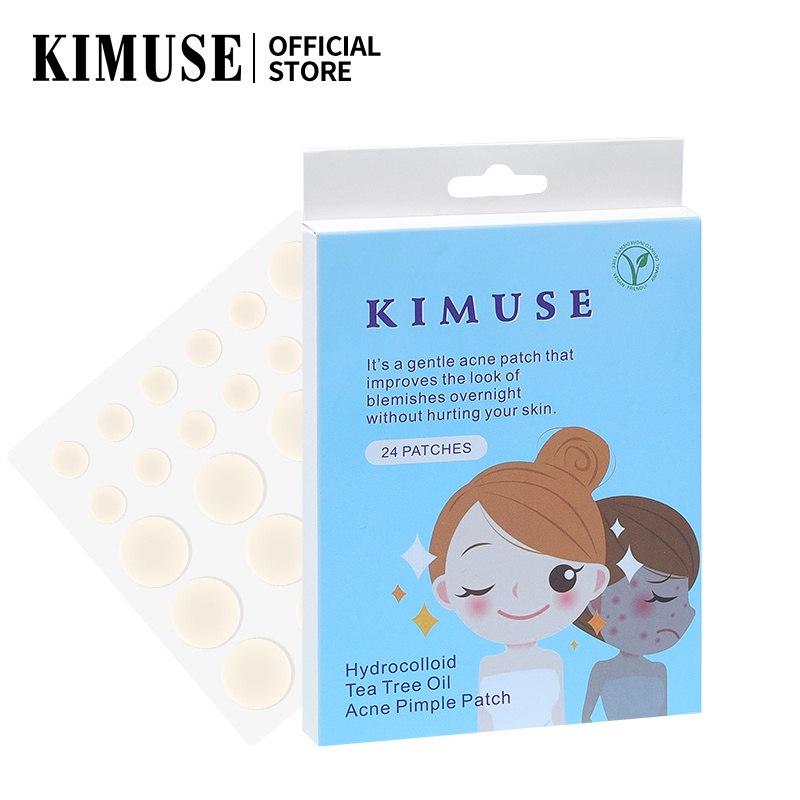 (READY &amp; ORI) KIMUSE Hydrocolloid Tea Tree Oil Acne Pimple Patch Jerawat KS913