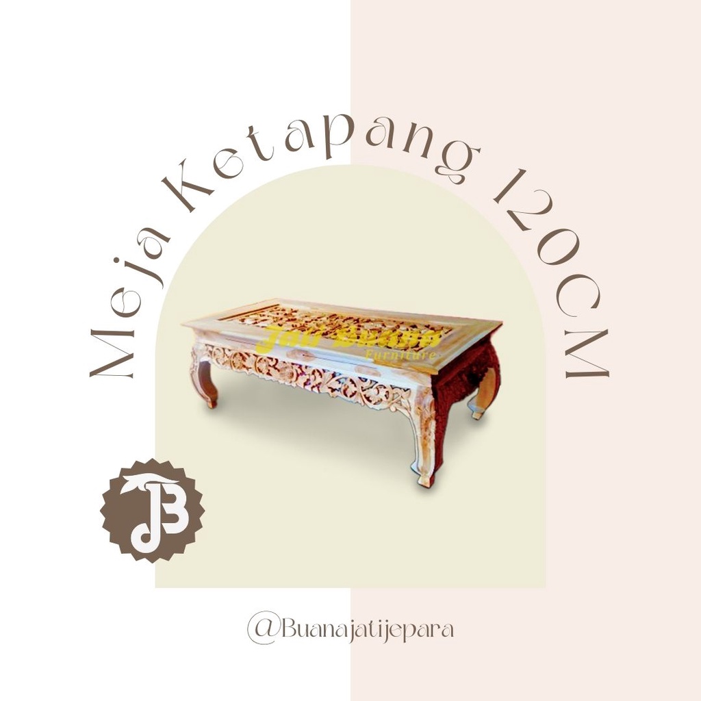 Meja Tulis Ketapang Kayu Jati TPK Perhutani Kualitas Terbaik - Meja Asli Mebel Jepara Meubel