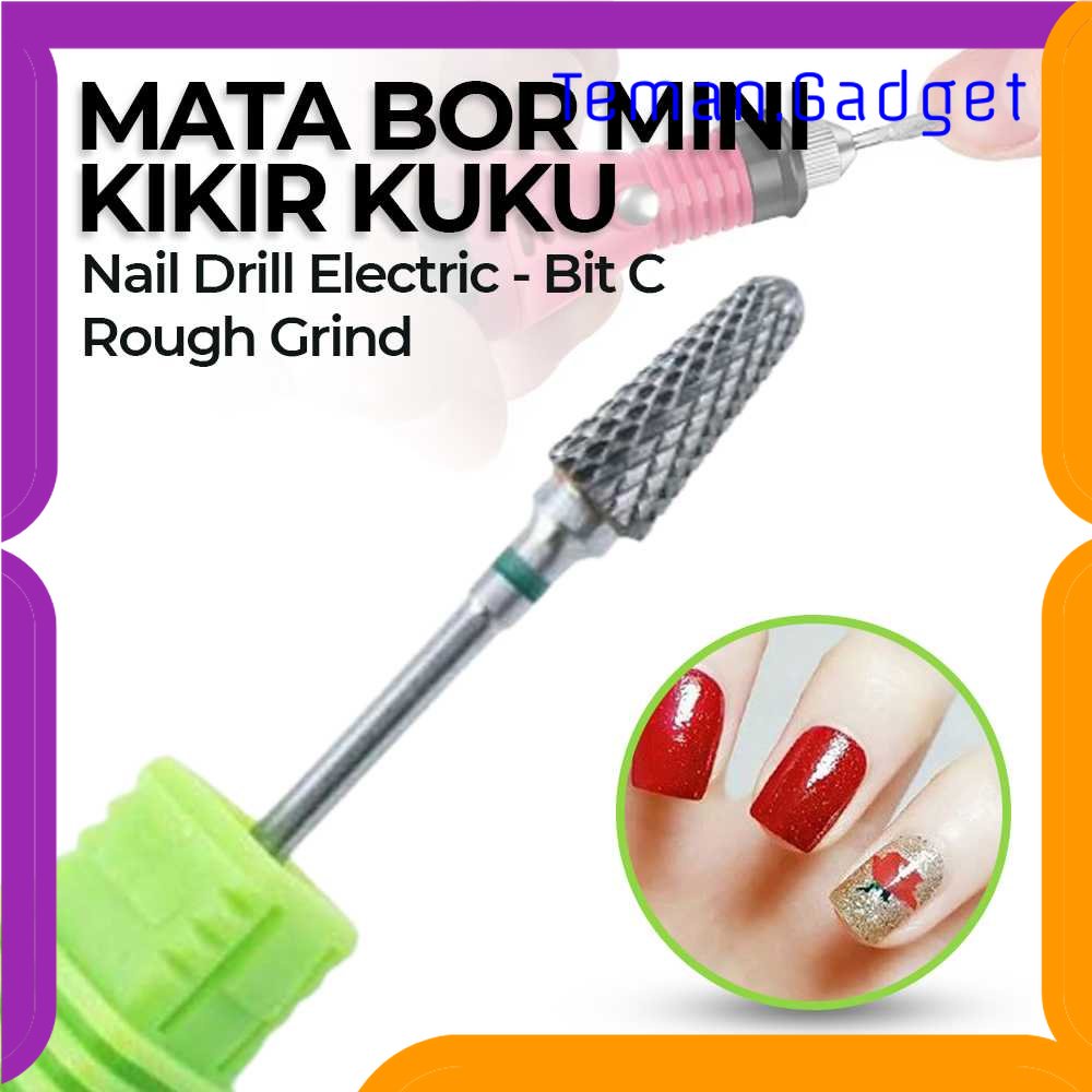 TG - PRW ERUIKA Mata Bor Mini Kikir Kuku Nail Drill Electric Bit C - FAC7