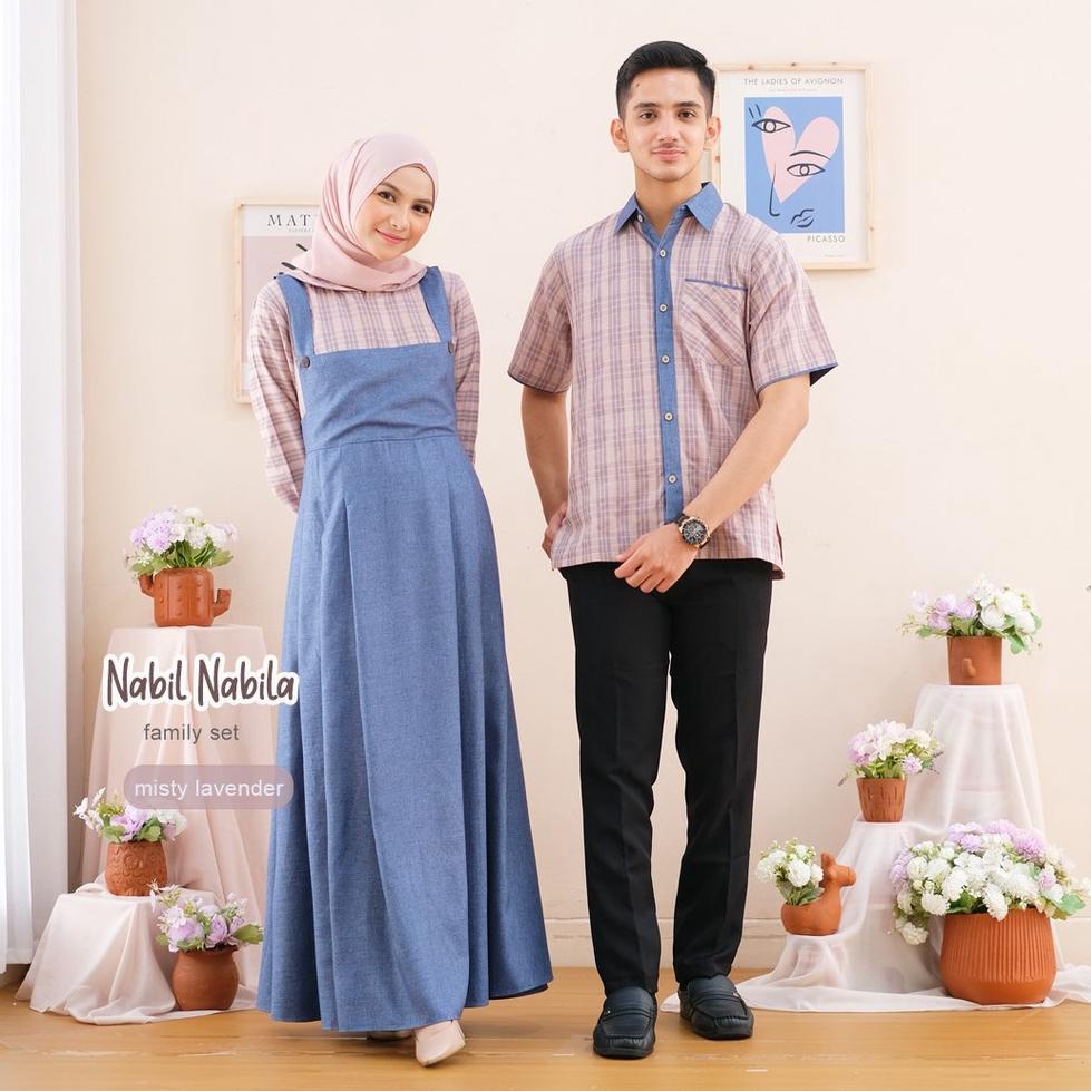 [ART. 452179] PROMO Nabil Nabila Misty Lavender Sarimbit Lebaran Kiyowo By Riskirich