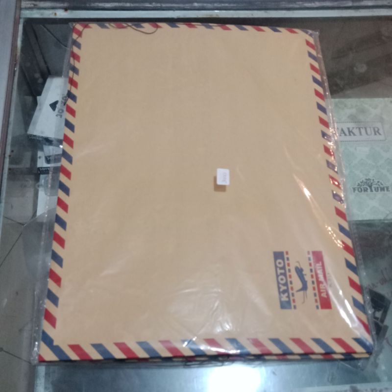 

Amplop coklat KYOTO AIR MAIL, amplop coklat Polos
