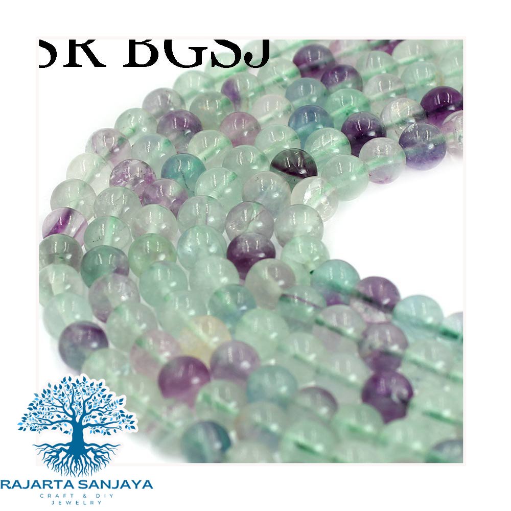 Butir Batu Flourite 8mm