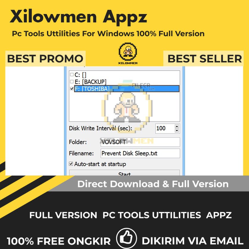 [Full Version] VovSoft Prevent Disk Sleep Pro PC Tools Software Utilities Lifetime Win OS