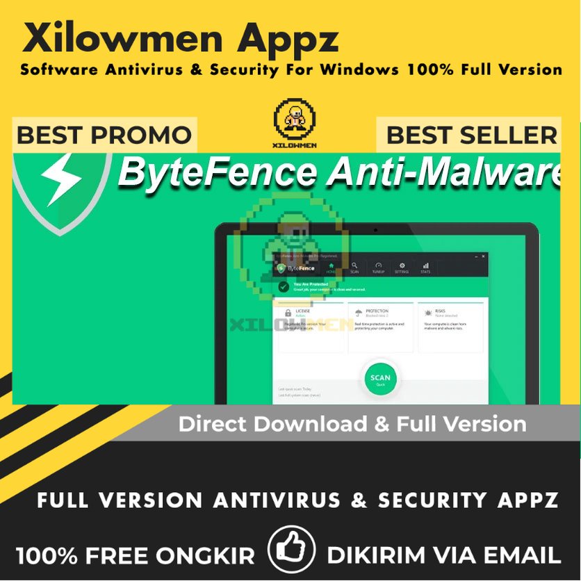 [Full Version] ByteFence Anti-Malware Pro Security Lifetime Win OS - Perlindungan terhadap Malware dan Spyware