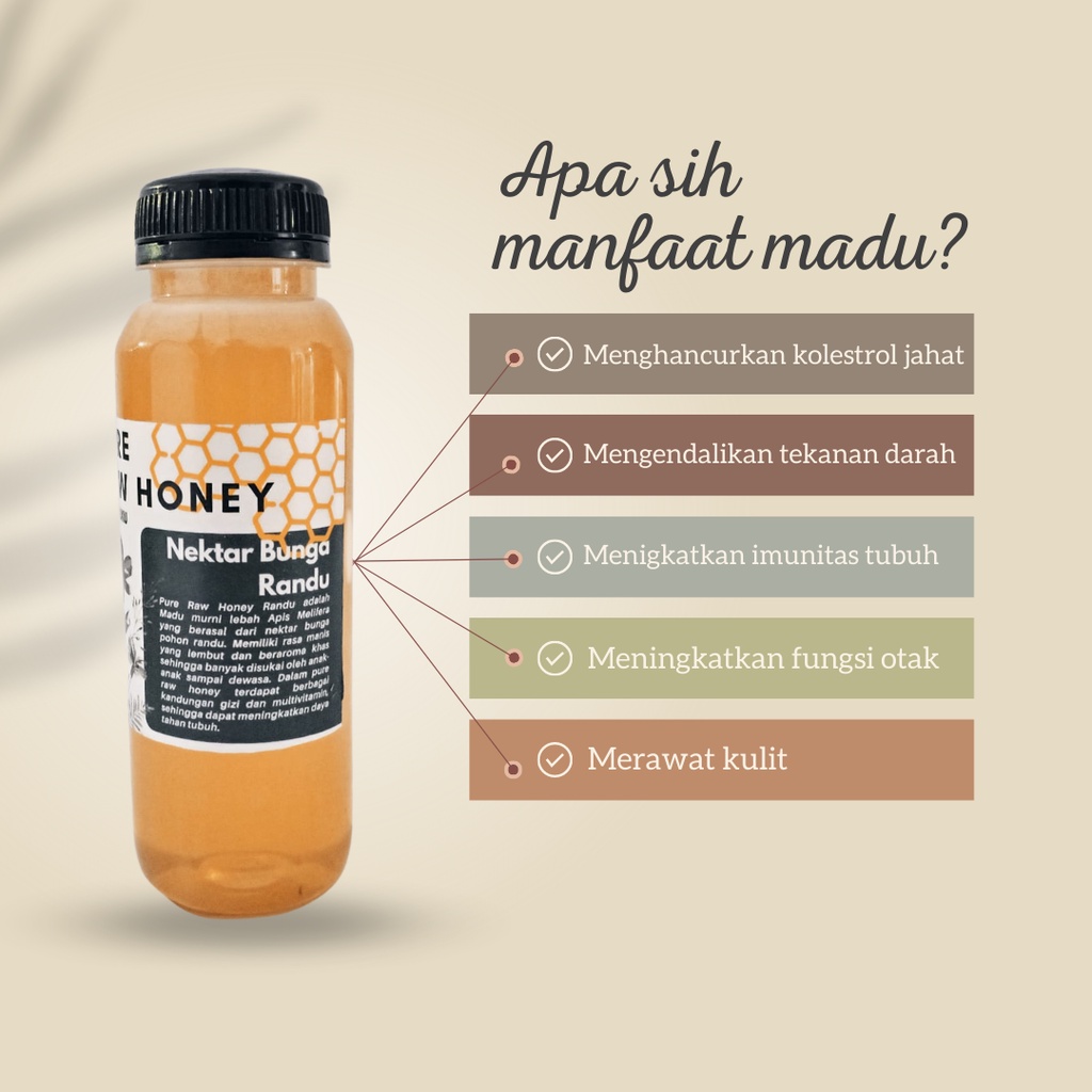 Madu Randu 350 GRAM Nectar Bunga Alami