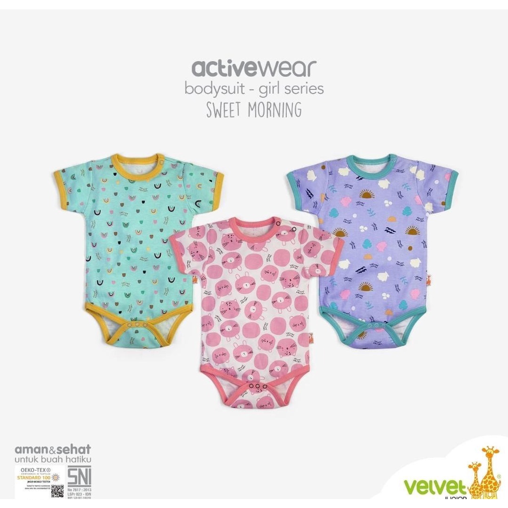 Velvet Junior - Active Wear Bodysuit Girl Series | Sweet Morning