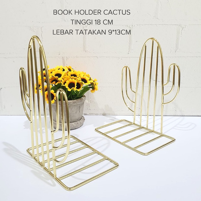 

Skat Endbook Cactus Book Holder Pembatas Buku Kaktus Nordic Style