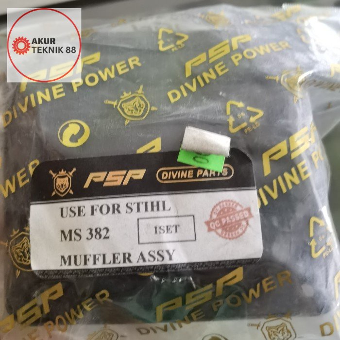 muffler assy KNALPOT SENSO STIHL MS 382 BY PSP ASLI