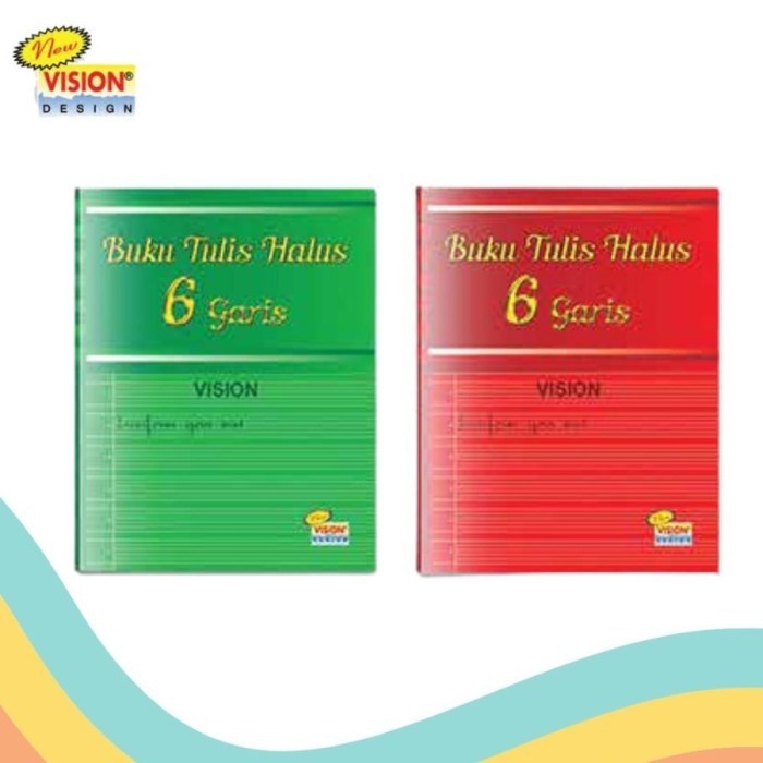 

Buku Tulis Halus 6 Garis Vision