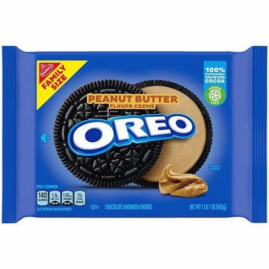 

Oreo Peanut Butter Flavour Creme 482gr