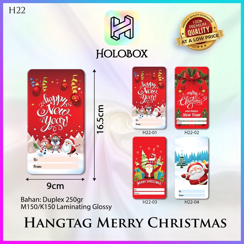 

Hang Tag Natal – Hang Tag Motif Merry Christmas 9x16.5 | H22