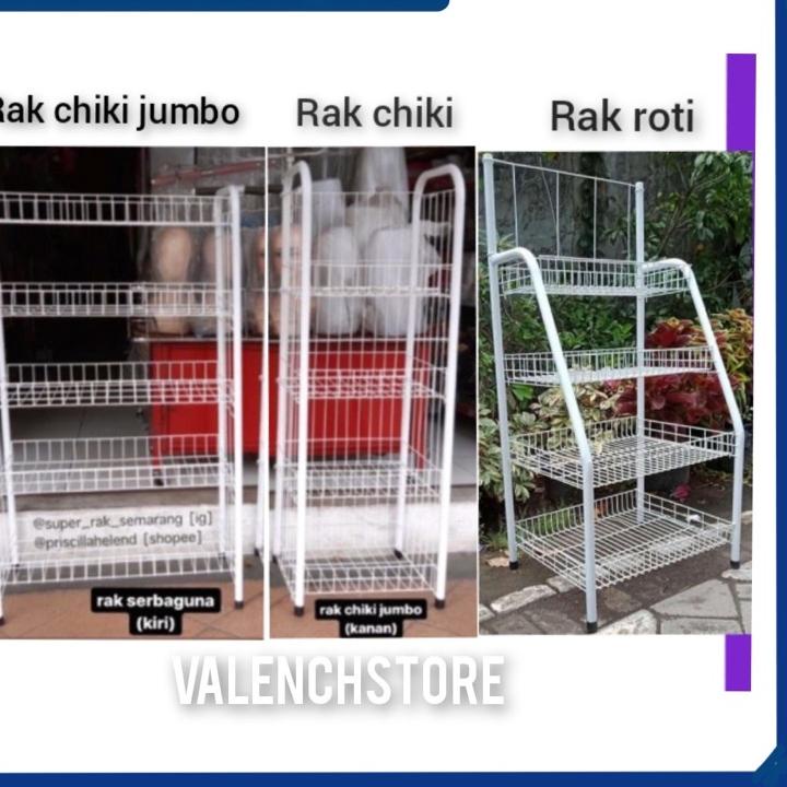 ✸ Rak chiki 4 Susun Serbaguna/Rak snack / rak serbaguna / rak dapur / Keranjang Roti /Keranjang Susu