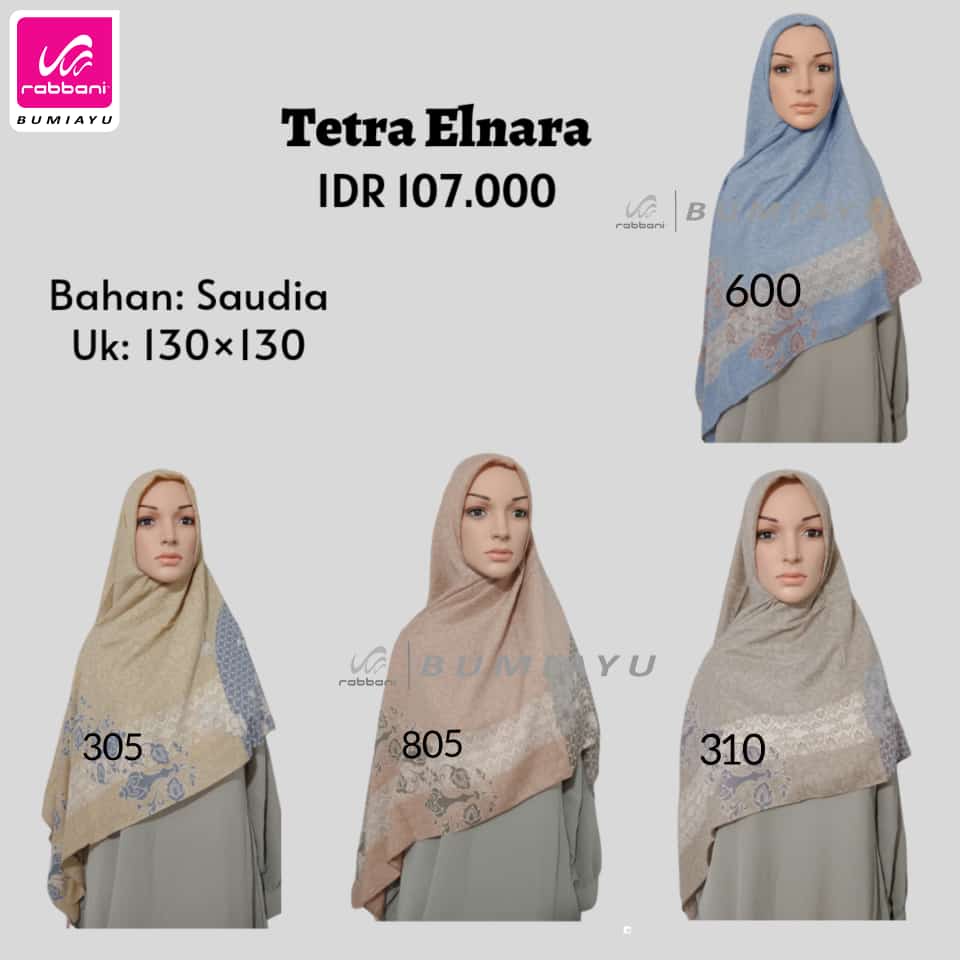 TETRA ELNARA - SEGI EMPAT RABBANI MOTIF