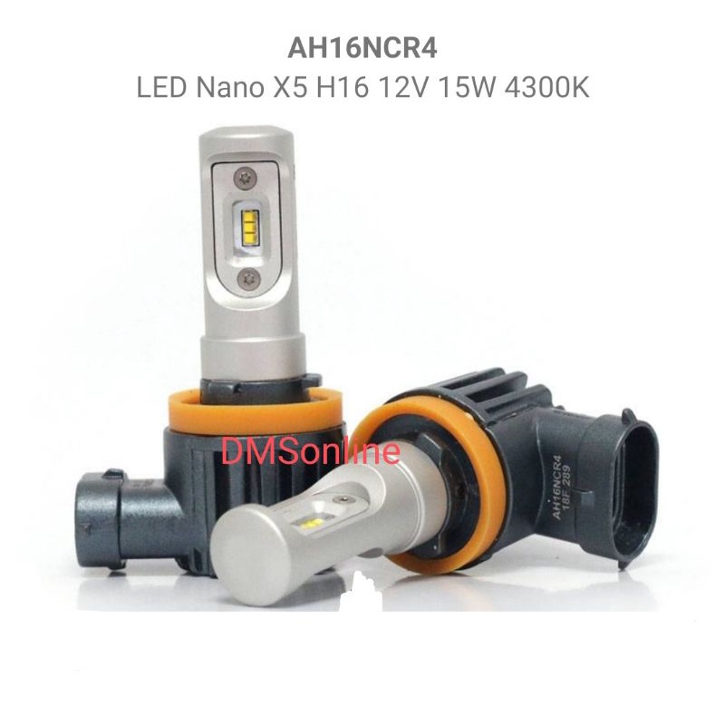 Led H11 H16 H8 HB4 9006 Kuning 4300K Nano X5 Autovision