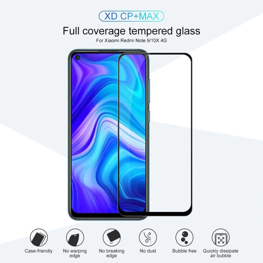 Tempered Glass Nillkin XD CP MAX Xiaomi Redmi Note 9 Redmi Note 9 Pro