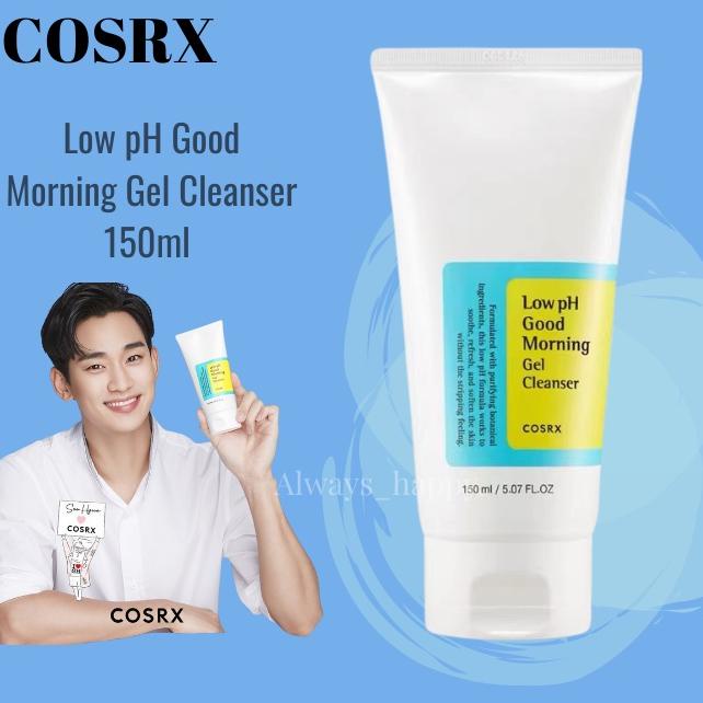➩ COSRX Low pH Good Morning Gel Cleanser 150 KOREA 100% Original Pembersih muka/sabun cuci muka ℮