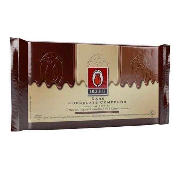 

➤ Tulip Dark Chocolate Compound - Coklat Tulip 1kg !! ☚