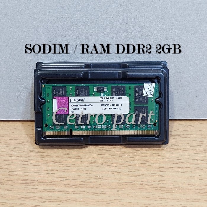 SODIM RAM Laptop DDR2 2GB 2RX8 PC2 - 6400S For Laptop / Notebook