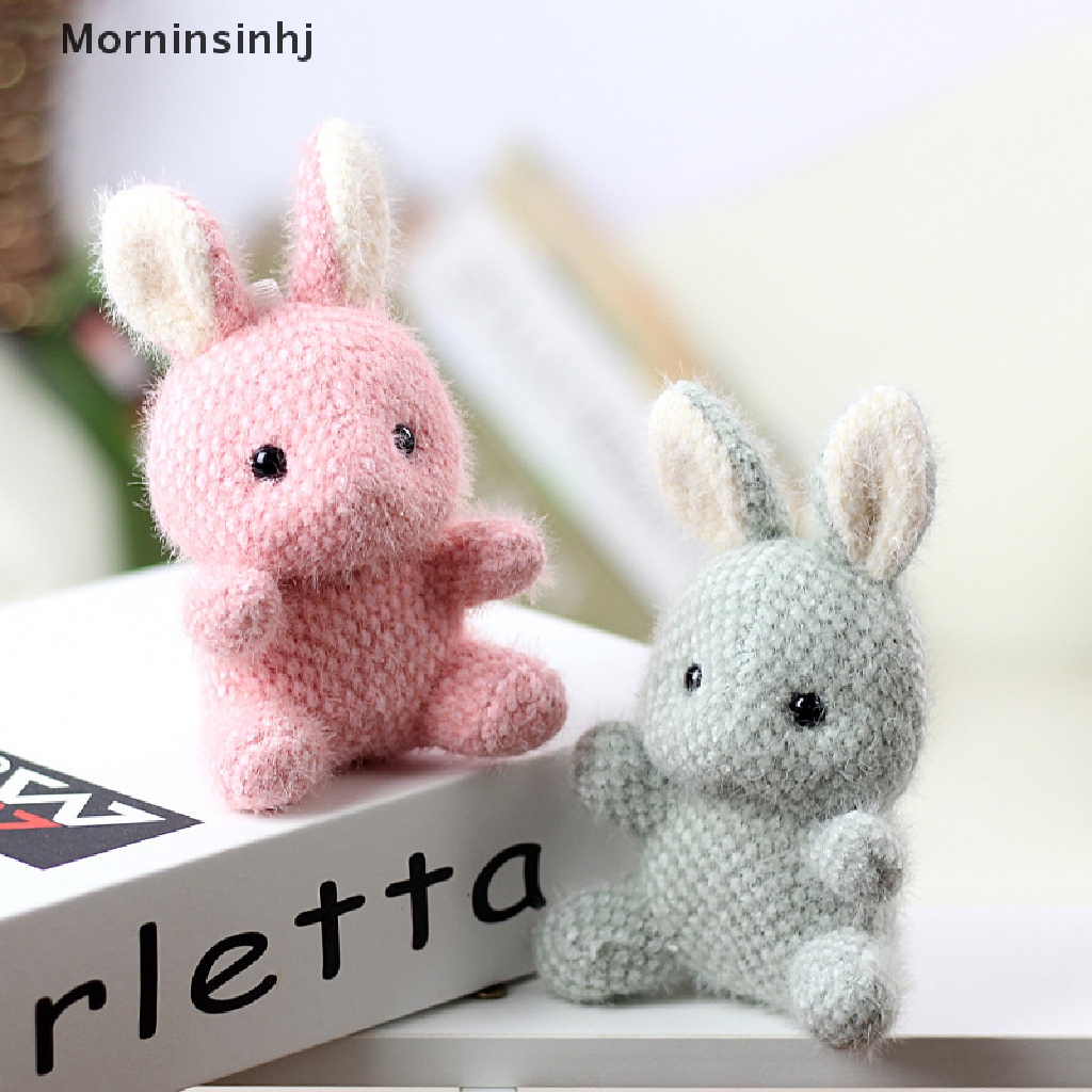 Mornin Rabbit Stuffed Toy Miniatur Boneka Kelinci Liontin Kunci Gantungan Tas Pendant id