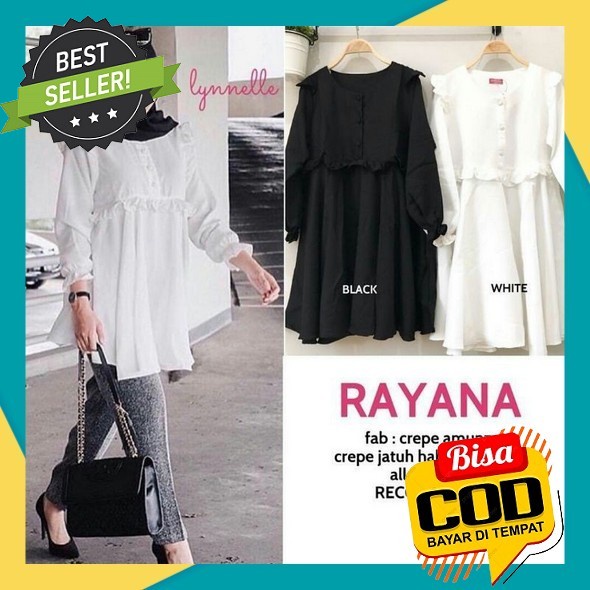 Piste Tunik By Moca Ld 100 Allsize Tunik Wanita Bahan Kaos Import Texture Premium Baju Muslim Wanita