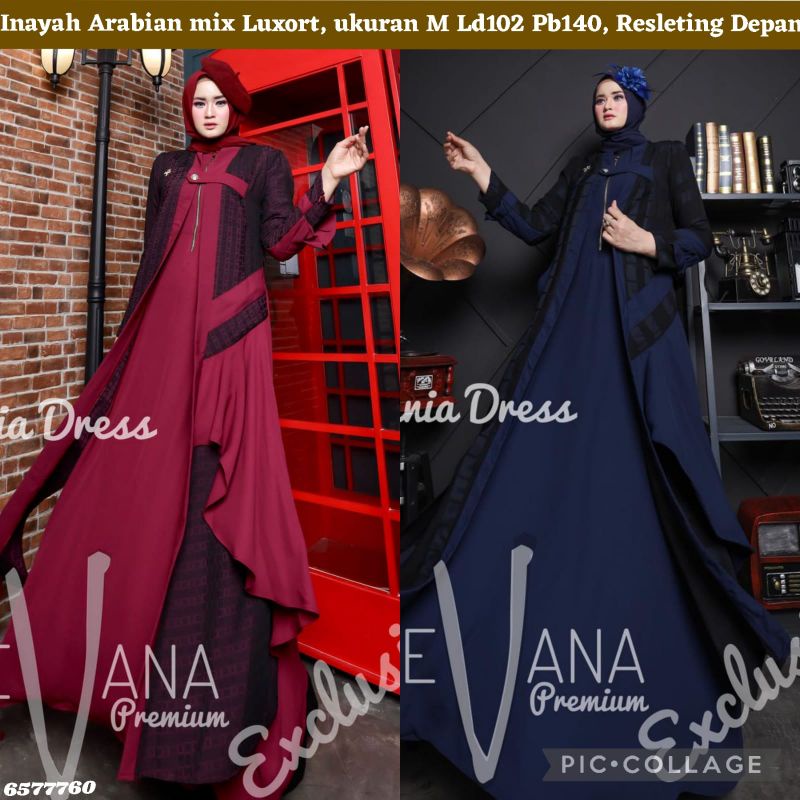 ghania dress ori trevana exlusive