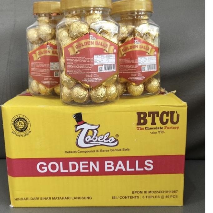 

☞ Tobelo Golden Ball PER DUS 6 Toples x 40 pcs ➵