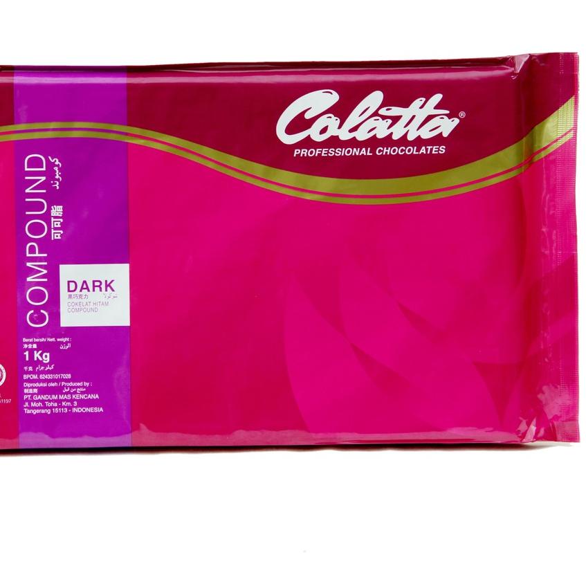 

❉ Cokelat Batang - Colatta Dark Chocolate Compound Kemasan 1kg !! ★