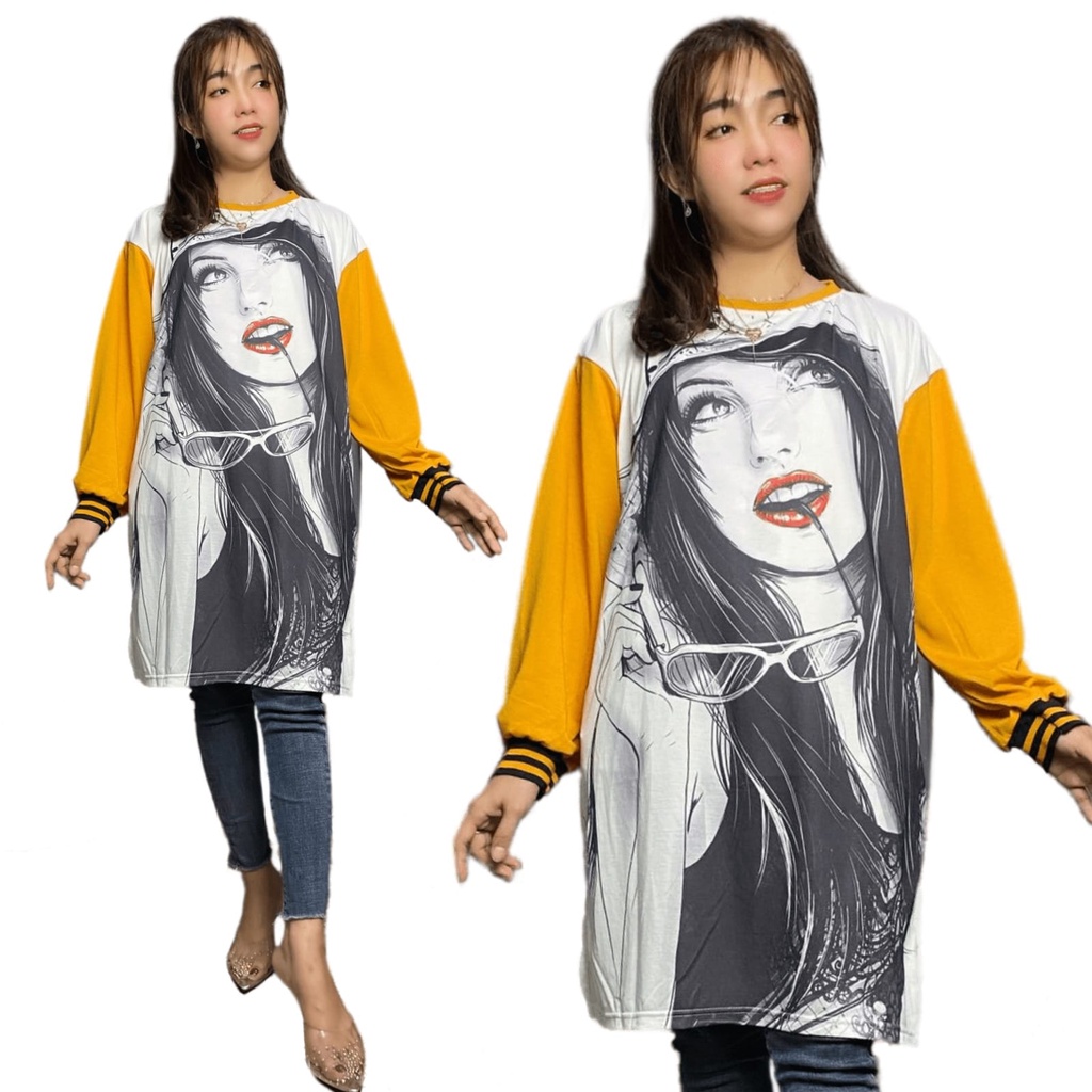 TUNIK MIDI OVERSIZE VIRAL HappyGirl