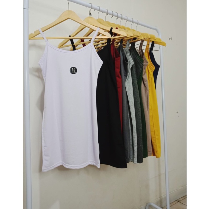 mini dress tanktop tali kecil