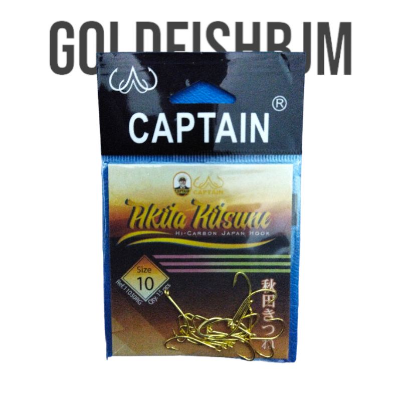 Kawat kail pancing captain hook kapten carbon japan hook