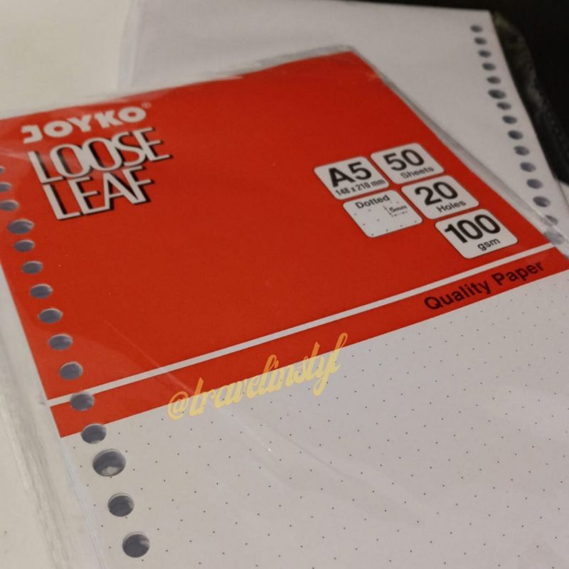 

LOOSE LEAF A5 merk JOYKO isi 50-dotted/titik titik