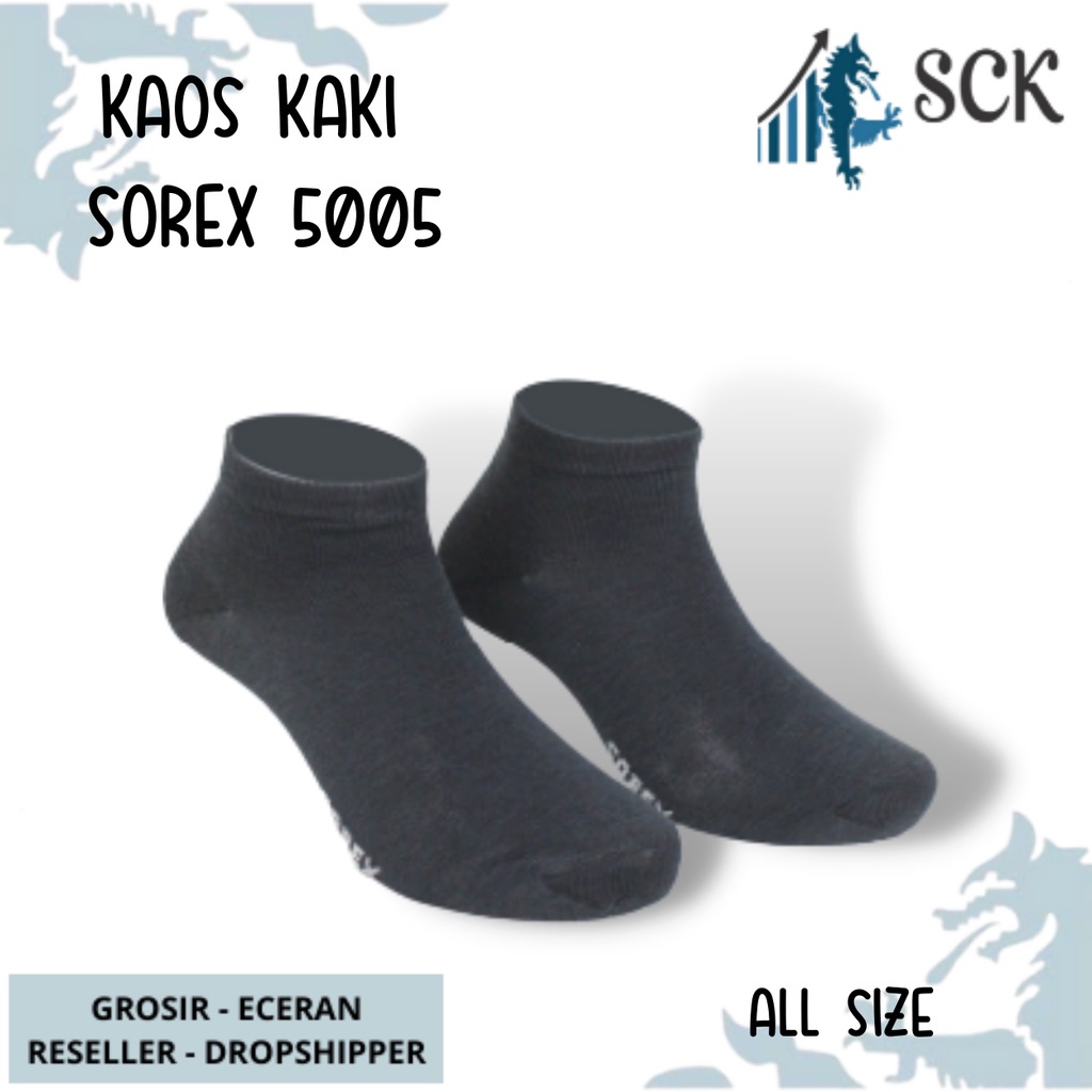 Kaos Kaki Pria SOREX 5005 / Kaos kaki Pria dewasa pendek premium quality Sport SOREX 5005 - sckmenwear GROSIR