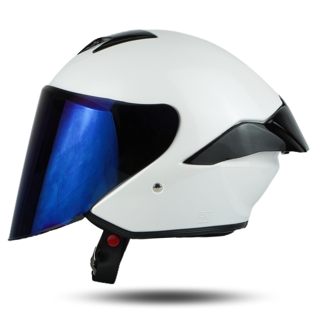 HELM JITSU JS1 SERIES GLORIA WHITE SNI