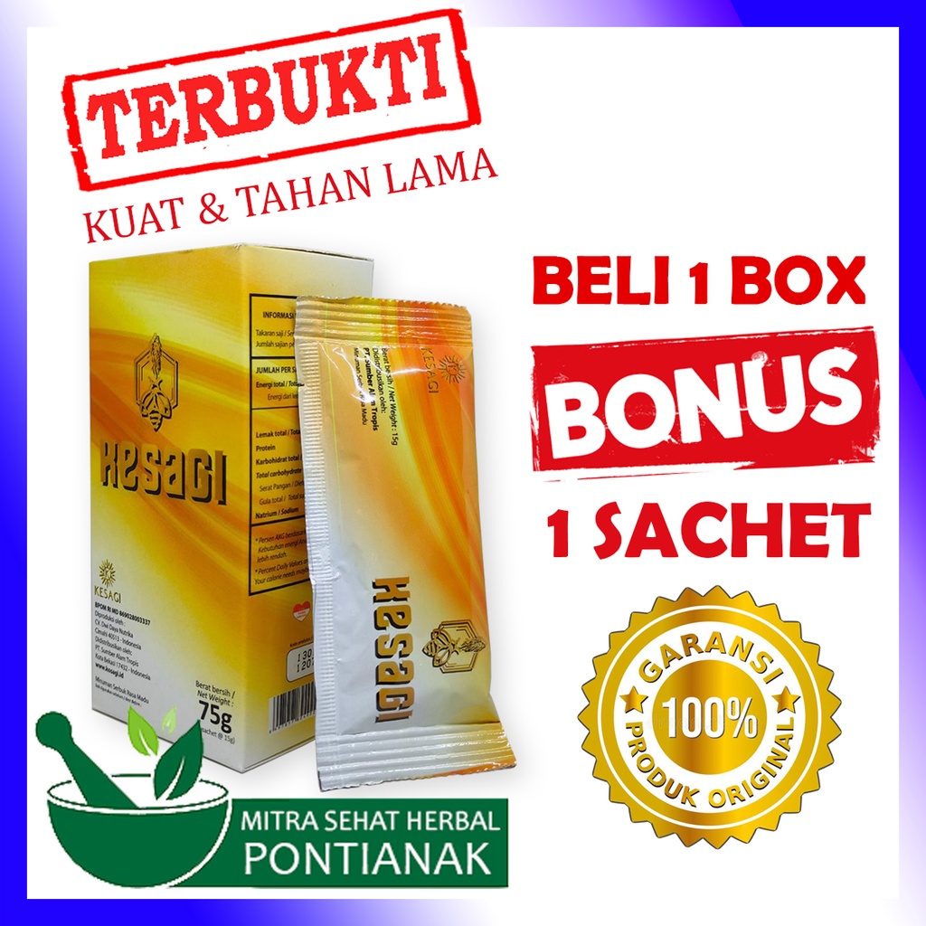Madu Kuat Pria Kesagi Madu Kesagi Promo Madu Kuat Pria Tahan Lama Kesagi Kesagi Original Asli Sachet