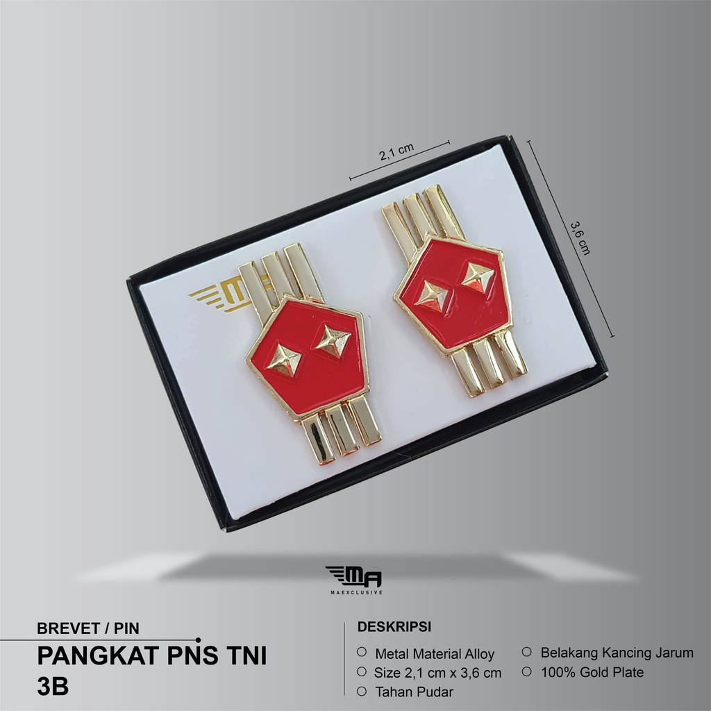 WING PNS TNI 3B PDH BRIVET BREVET PIN PNS TNI 3B