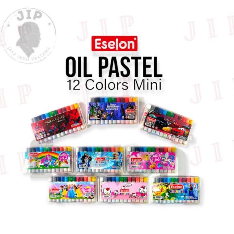 

W94 Crayon fancy MINI Eselon 12warna / Oil Pastel MINI / Krayon MINI murah oilpastel BARANG TERUPDATE ㄱ