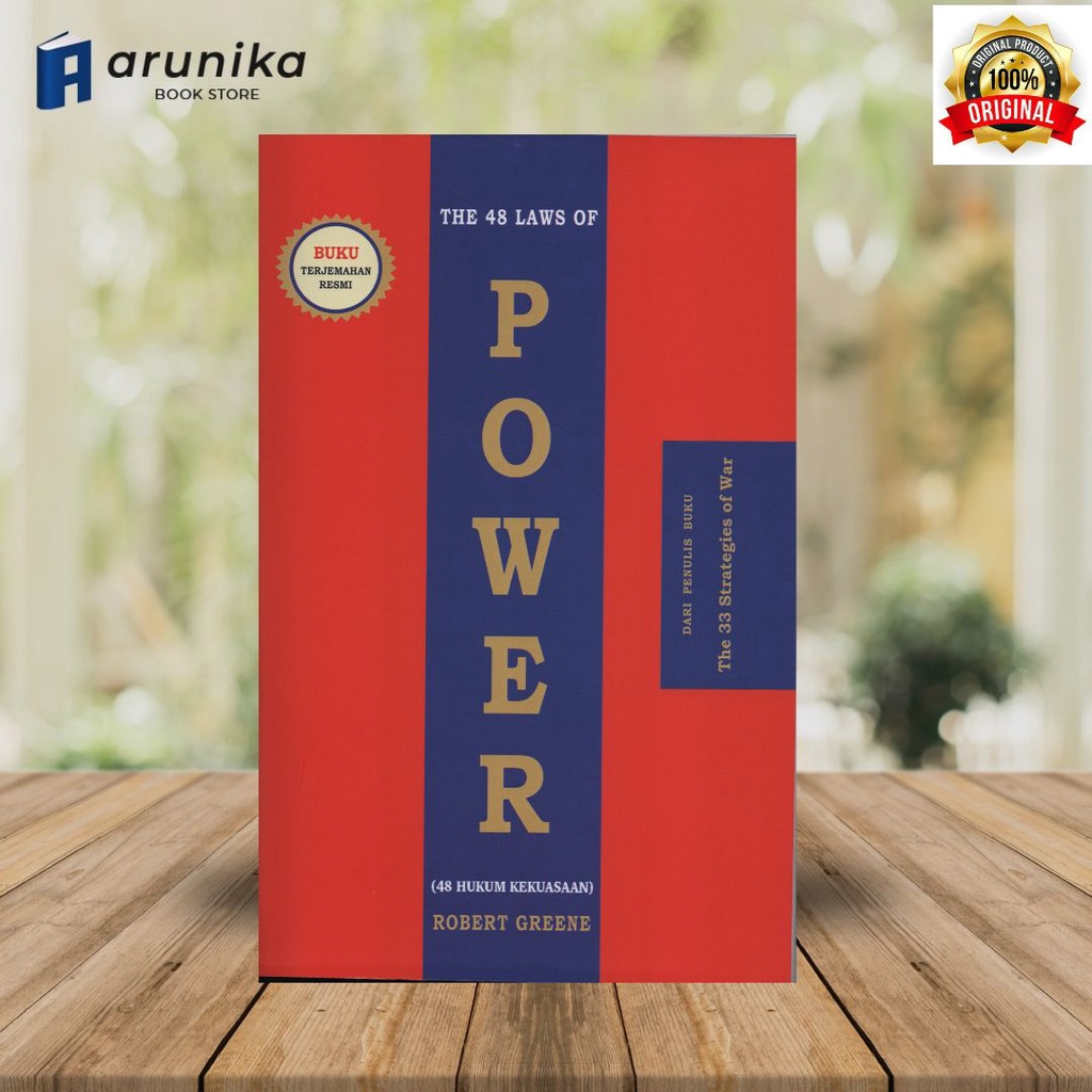 Buku The 48 Laws of Power (48 Hukum Kekuasaan ) - Robert Greene - Buku Terjemahan Resmi / Original