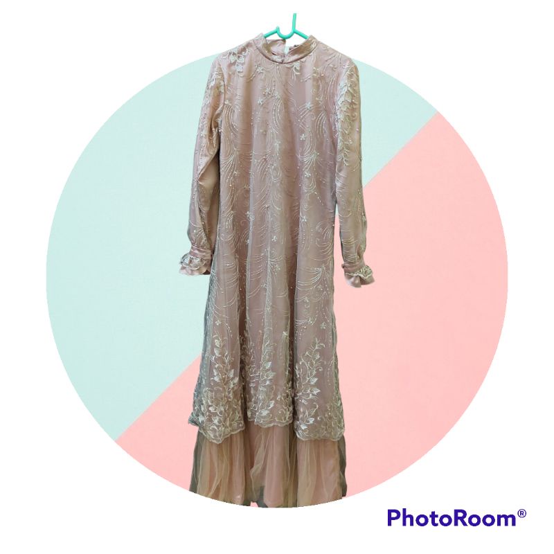 Preloved Kebaya Gamis Pink Nude