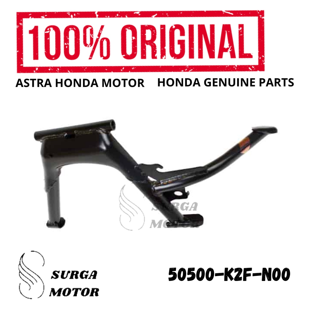 Standar Tengah Jagrak Penyangga Motor Scoopy eSP K2F Original AHM 50500-K2F-N00 2021 Stand Comp Main