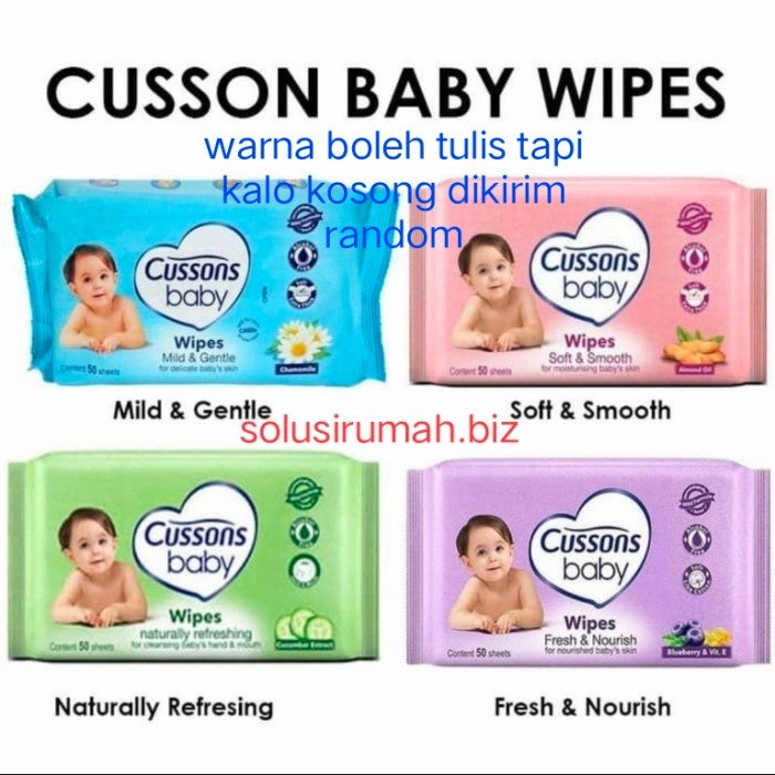 TISSUE tisu tisue BASAH BAYI 50s +50 s BABY 2 in 1 gratis wet isi 2pak